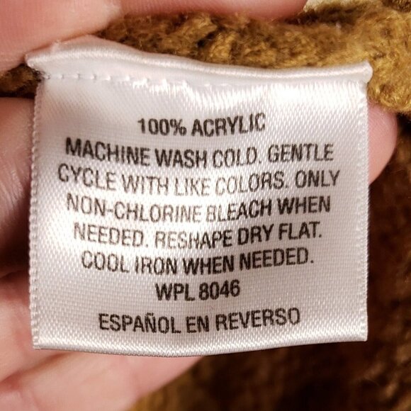 JM Collection Womens Brown Chunky Cardigan Large - Picture 7 of 7